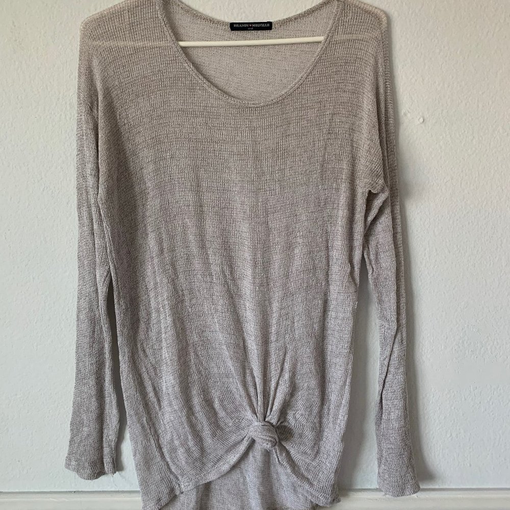 Brandy Melville Gray Sweater